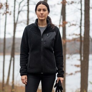 Columbia Women's Black Teddy Jacket